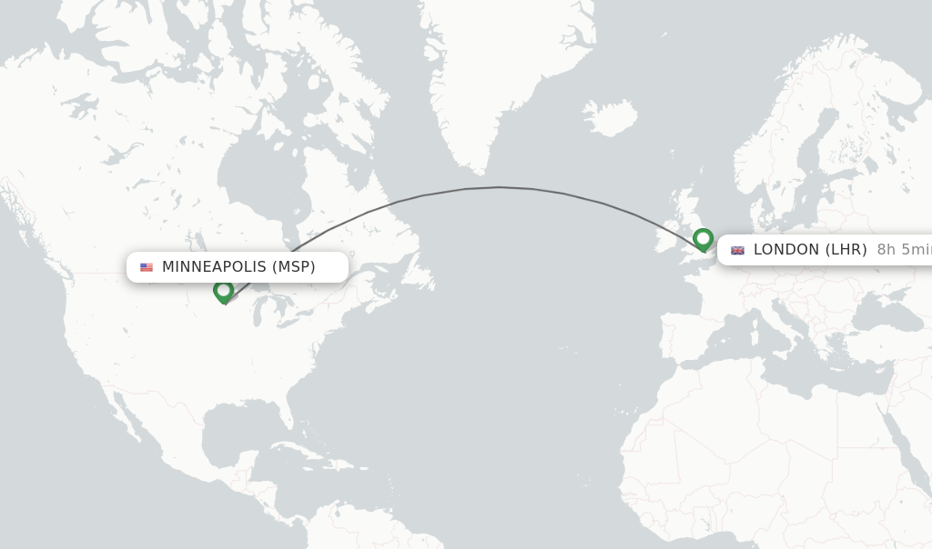 Passagem de avião (Minneapolis – Londres)